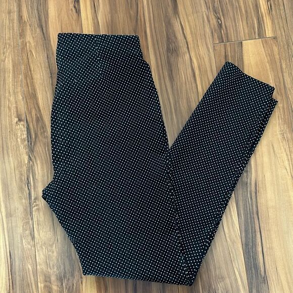 Michael Kors Black And White Polka Dot Leggings - Picture 5 of 7